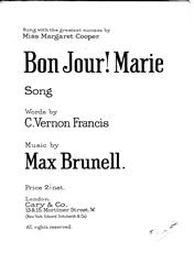 Produktbild zu: Bon Jour! Marie