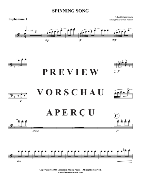 Product gallery: Page 4 of 11 Spinning Song , , (Tuba Quartet: 2x Baritone, 2xTuba)