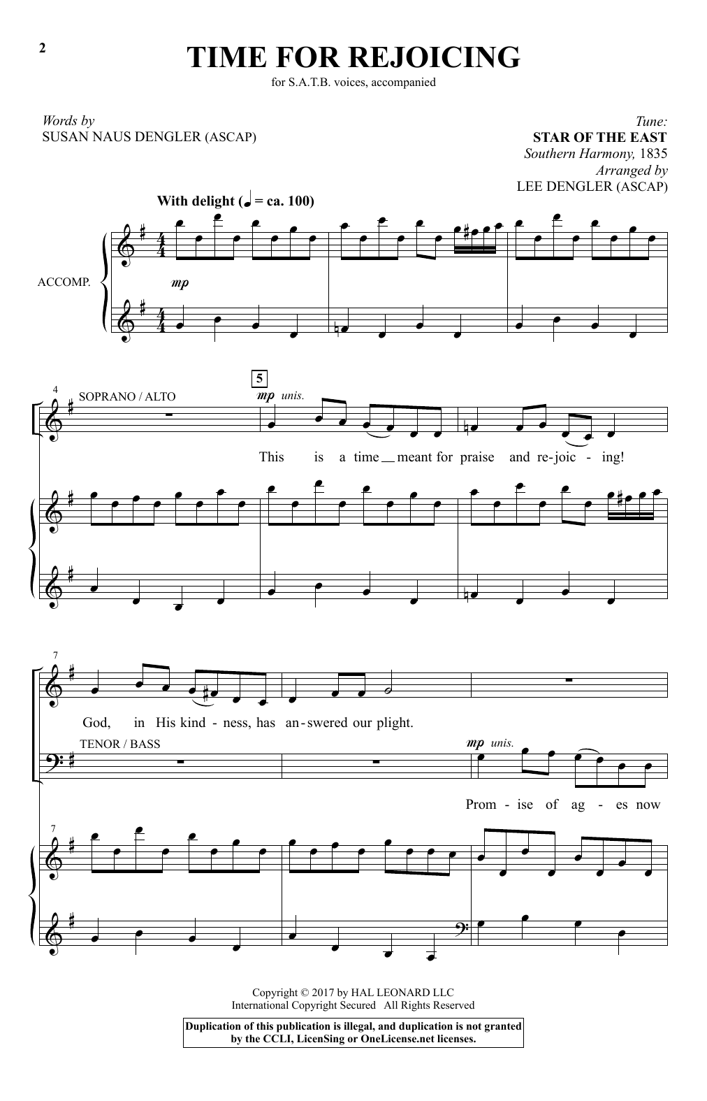 Produktbild zu: Time For Rejoicing