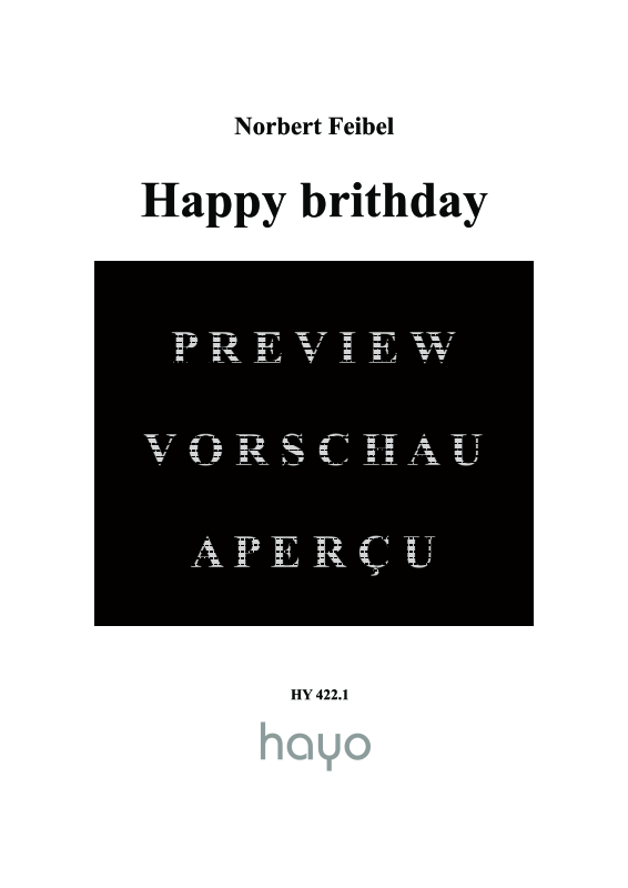 gallery: Happy Birthday, , (Horn Quartett)