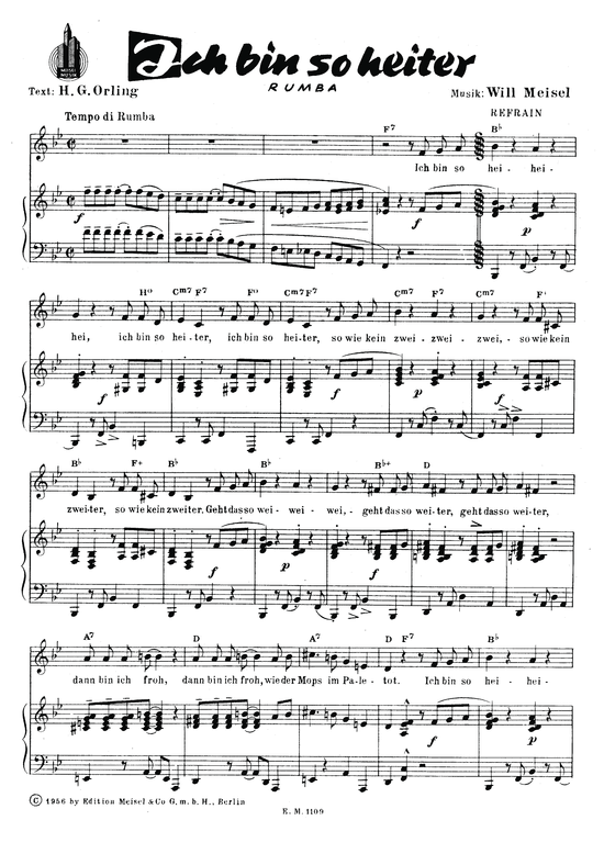 Produktbild zu: Ich bin so heiterRumba