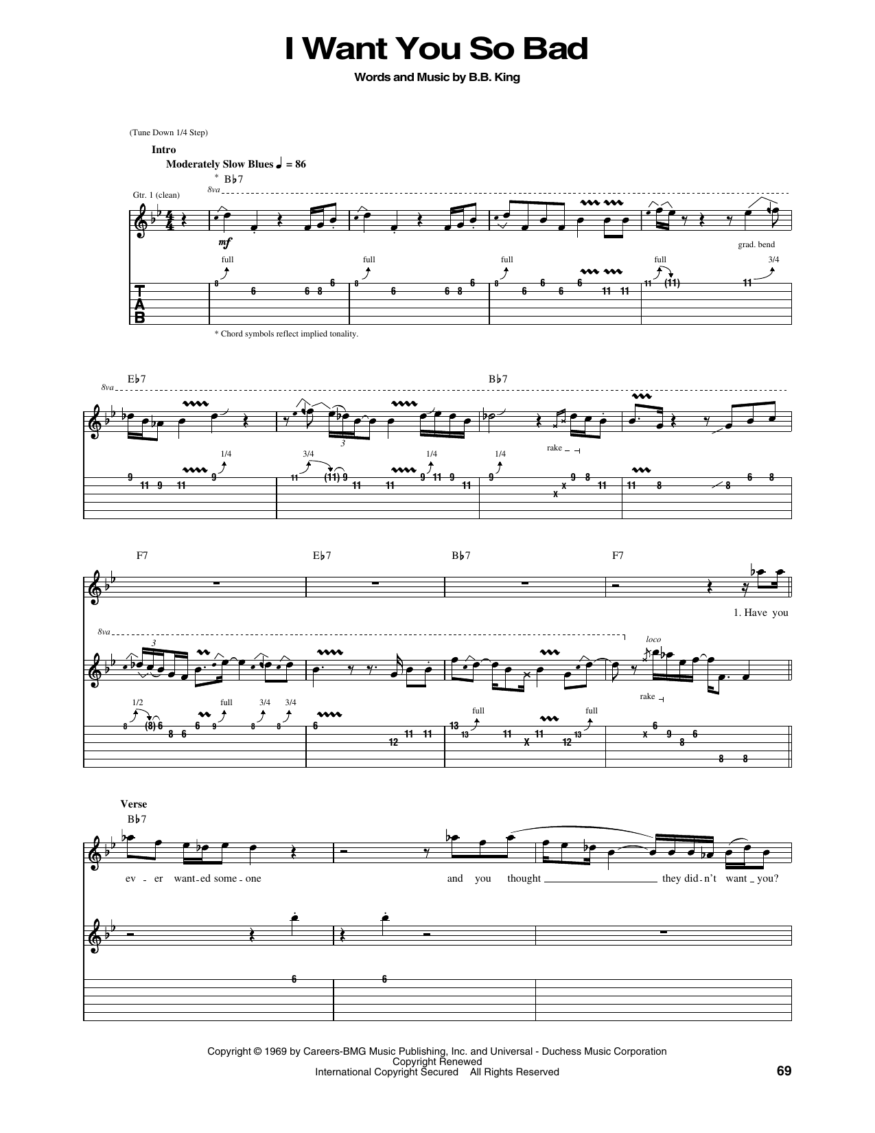 Product gallery: Page 1 of 1 I Want You So Bad, B.B. King
