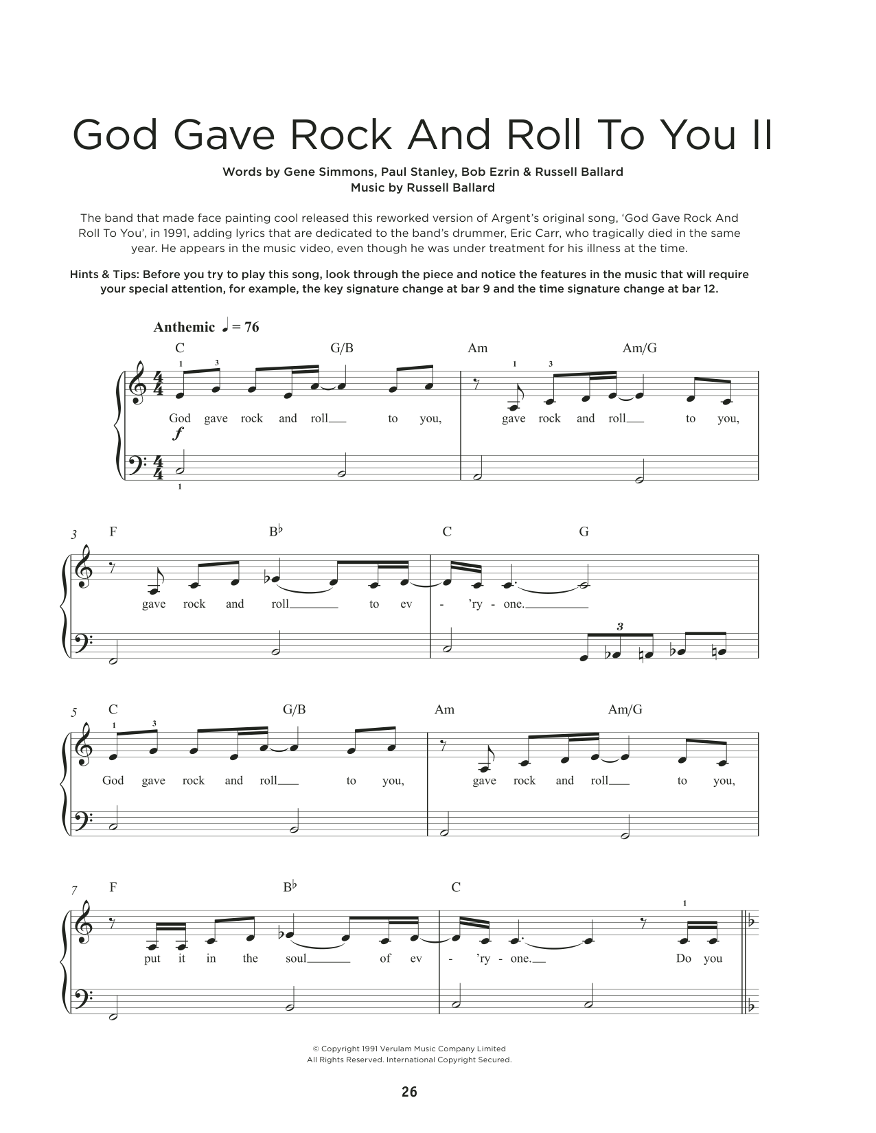 Product picture to: God Gave Rock & Roll To You II
