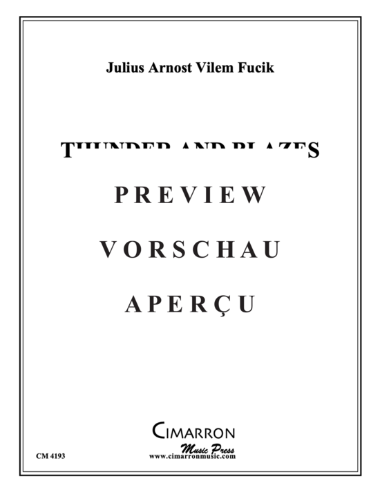 Product gallery: Page 2 of 18 Thunder and Blazes , , (Tuba Quartett EETT)