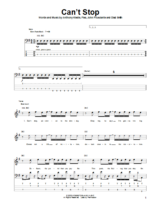 Produktgalerie: Seite 1 von 1 Can't Stop, Red Hot Chili Peppers