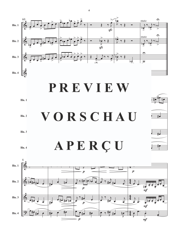 Produktgalerie: Seite 6 von 11 Glass Houses, , Horn Quartett