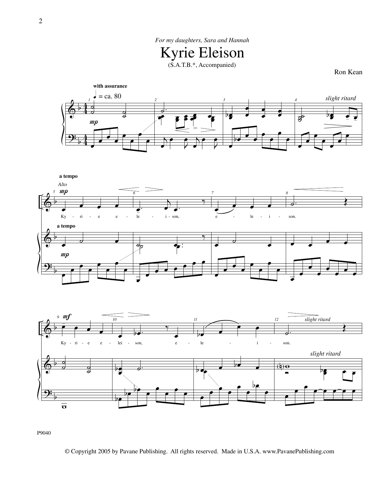 Product picture to: American Mass (Chamber Orchestra) (arr. John Gerhold) - Piano