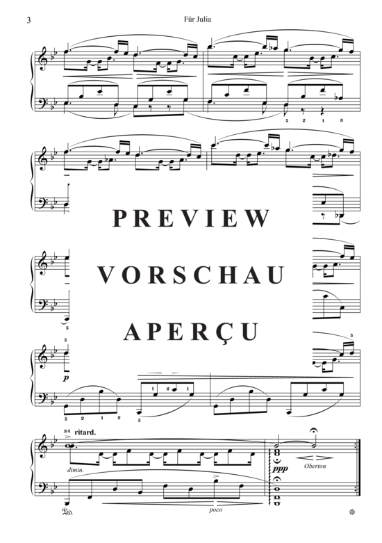 Produktgalerie: Seite 4 von 4 Für Julia , , Klavier Solo