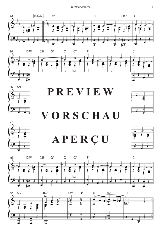 gallery: Auf Wiederseh´n , Carol, René, Klavier Solo