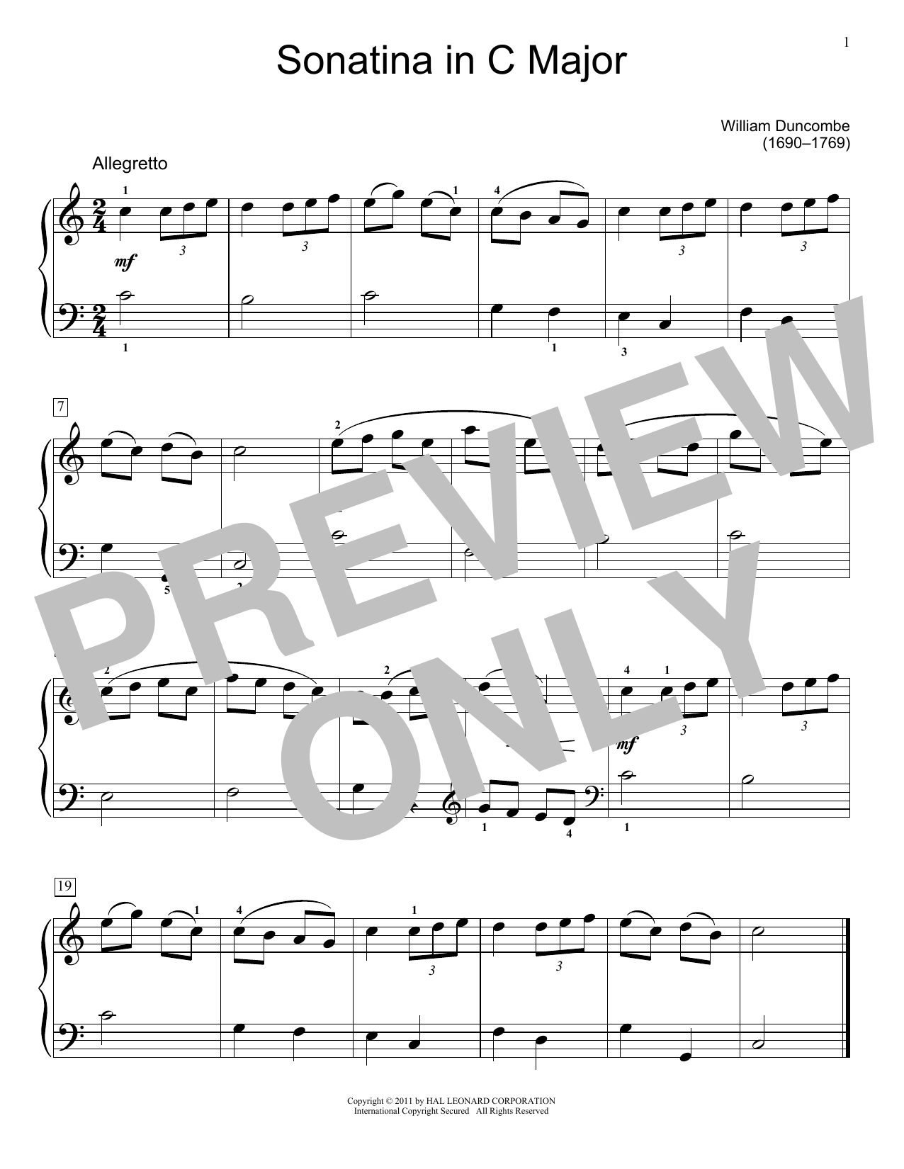 Produktbild zu: Sonatina