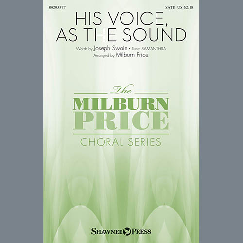cover: His Voice As The Sound (arr. Milburn Price),