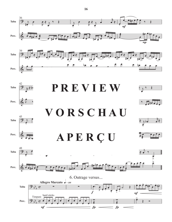 Product gallery: Page 18 of 21 Moral Dilemmas , , (Duet for tuba + percussion)