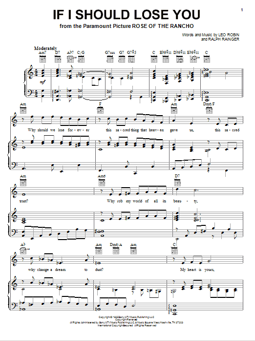 Produktbild zu: If I Should Lose You