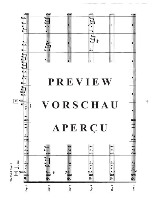 Produktgalerie: Seite 8 von 21 The Third Day , , (Tuba Ensemble EEEETT)