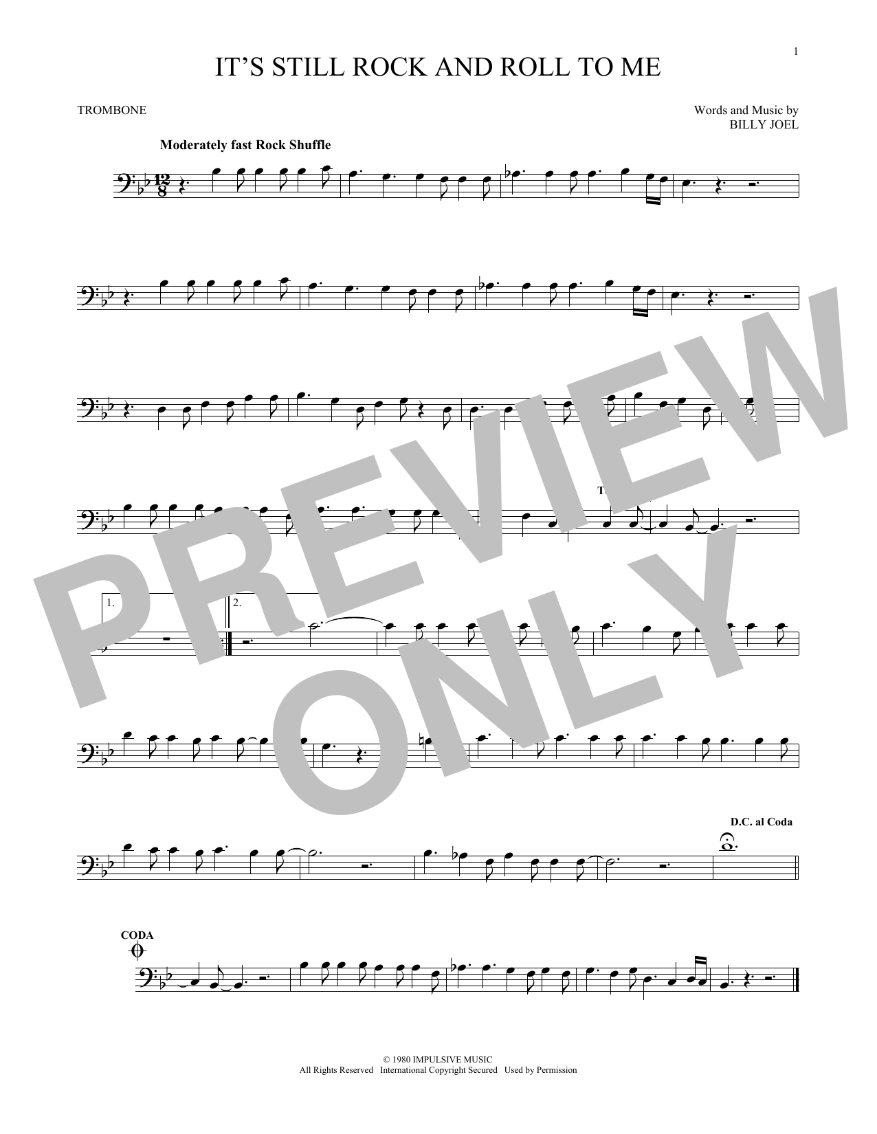 Product gallery: Page 1 of 1 It's Still Rock And Roll To Me, Billy Joel