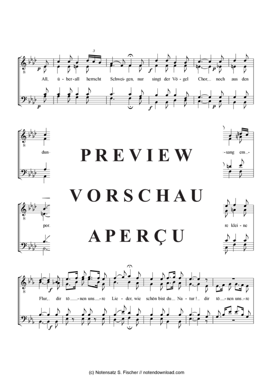 Produktgalerie: Seite 3 von 4 Komm stiller Abend wieder , , (Männerchor)