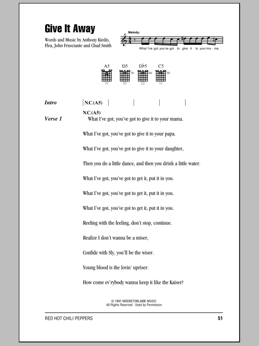 Produktbild zu: Give It Away