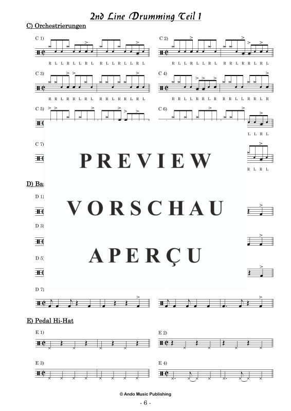 Produktgalerie: Seite 8 von 11 Groove-Koordination für Drum-Set Band 2 Jazz-Edition, , Drum Set