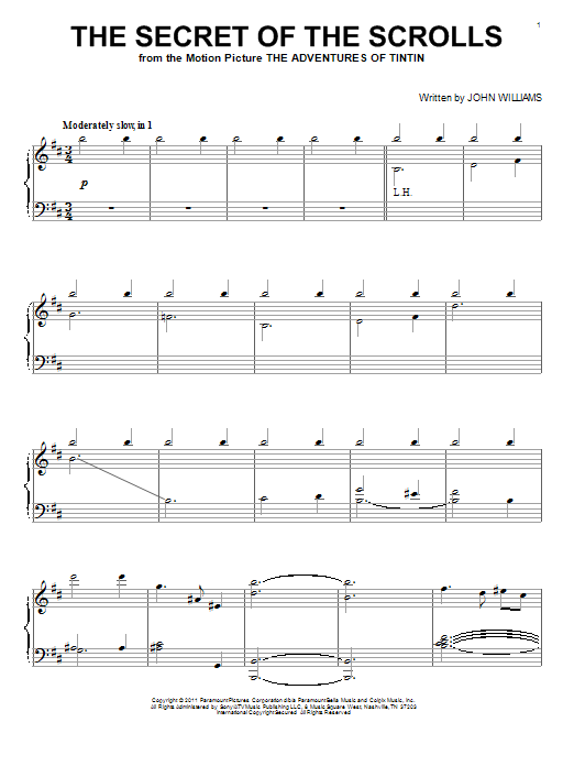 Product gallery: Page 1 of 1 The Secret Of The Scrolls, John Williams