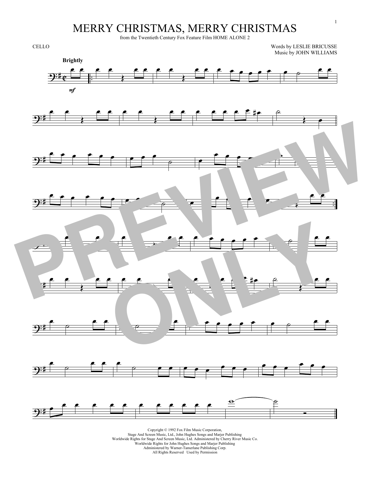 Produktgalerie: Seite 1 von 1 Merry Christmas, Merry Christmas, John Williams, Violoncello