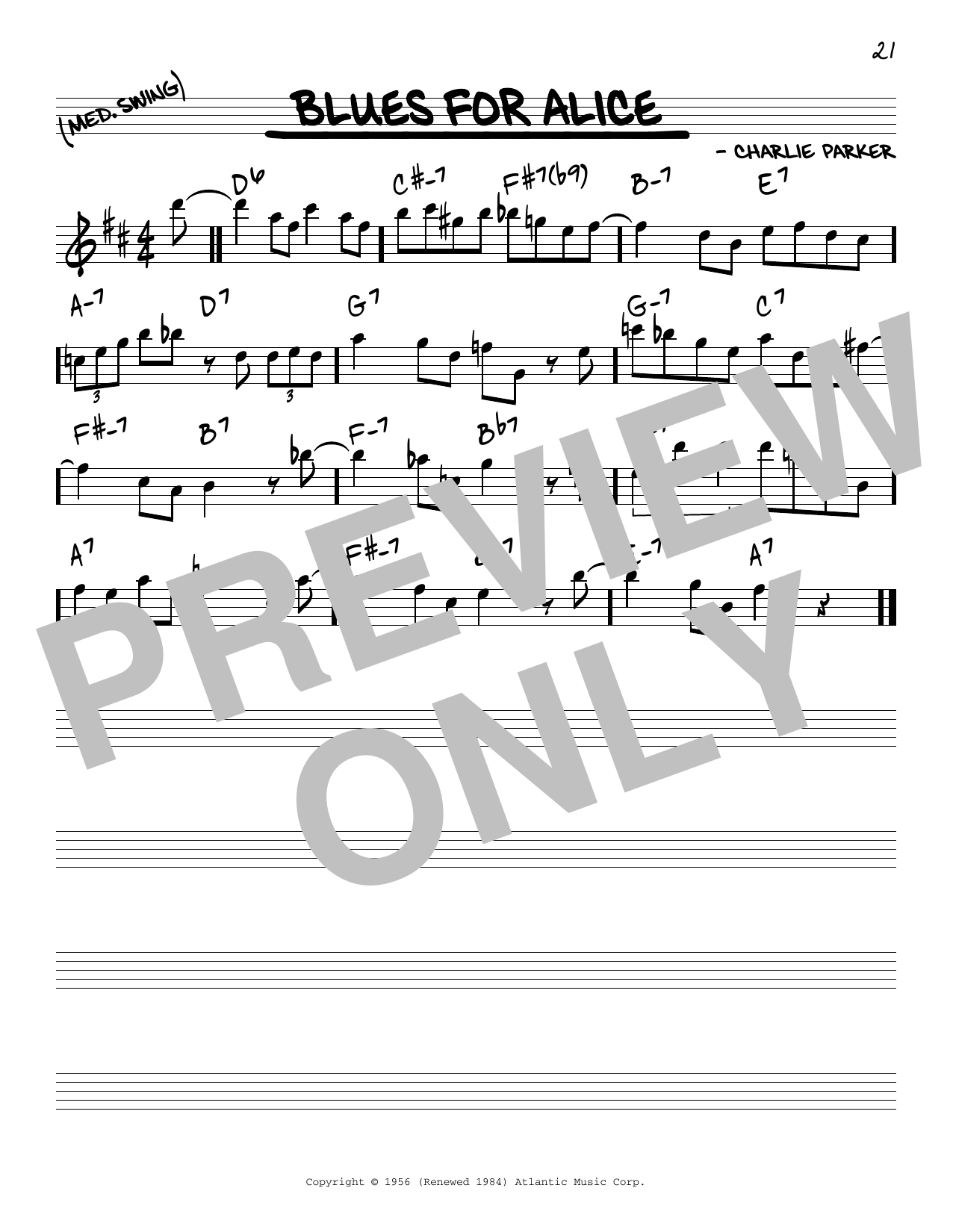 Produktbild zu: Blues For Alice