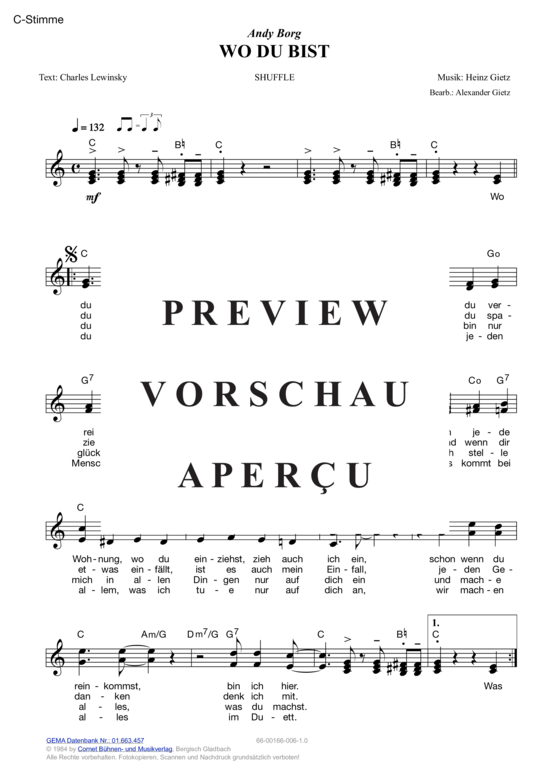Produktgalerie: Seite 3 von 11 Wo du bist , Borg, Andy, (Melodie-Stimmen in C/B/Es)