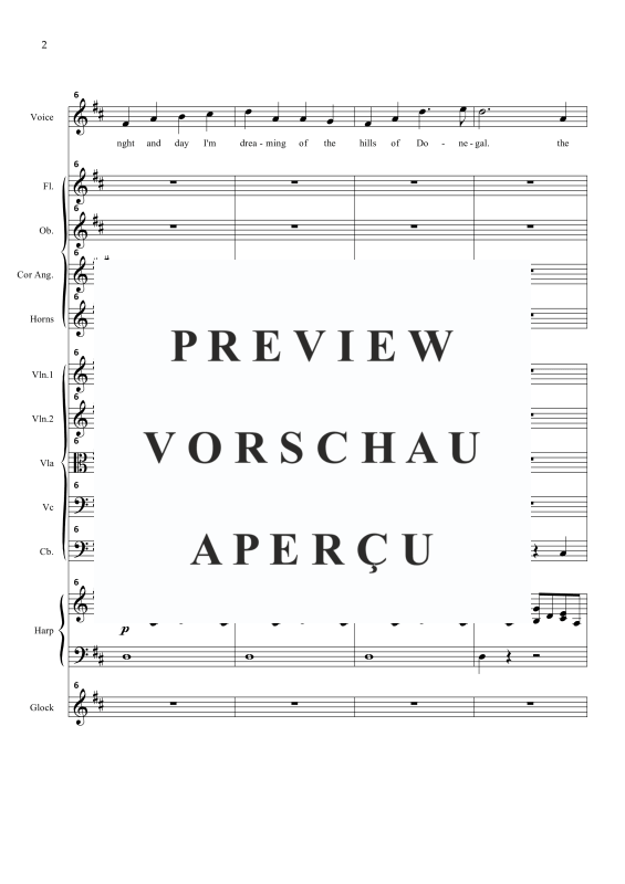 Produktgalerie: Seite 5 von 11 The Hills of Donegal, , Sopran Solo und Orchester
