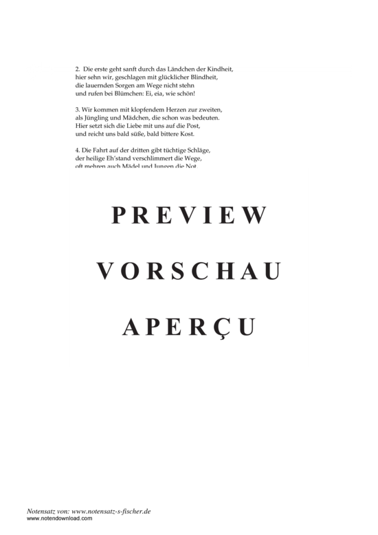 Product gallery: Page 3 of 3 Die Poststationen des Lebens , , Piano and Voice