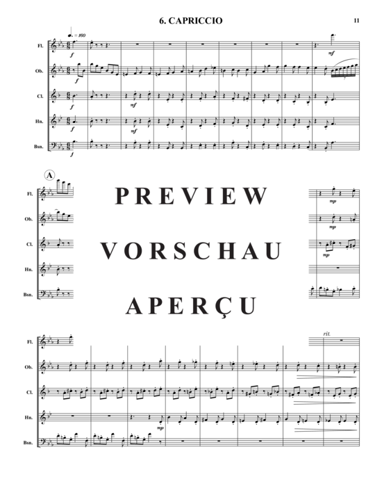 Produktgalerie: Seite 12 von 21 Akvareller – 10 Sätze , , (Holzbläser-Quintett)