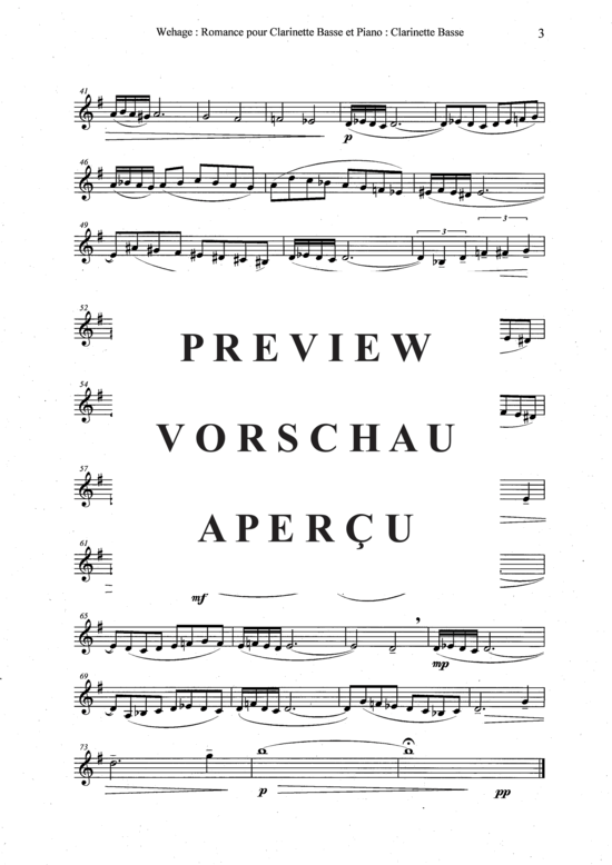 Product gallery: Page 14 of 14 Romance , , (bass clarinet + piano)