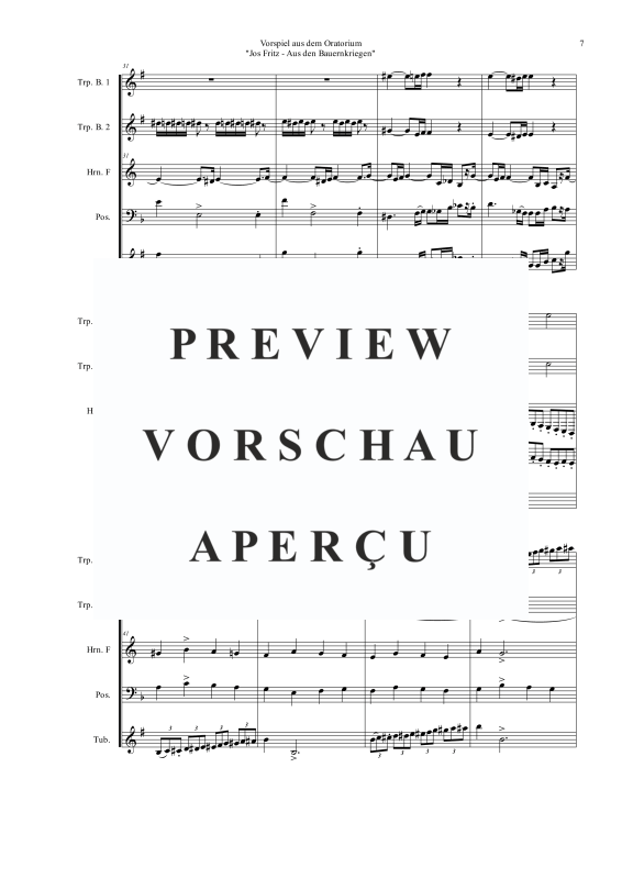 Product gallery: Page 8 of 11 Jos-Fritz (Vorspiel aus dem Oratorium Jos Fritz - aus den Bauernkriegen), , Brass Quintet