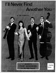 cover: I'll Never Find Another You, The Seekers