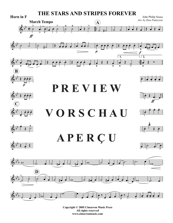 gallery: Stars & Stripes Forever , , (Blechbläserquintett)