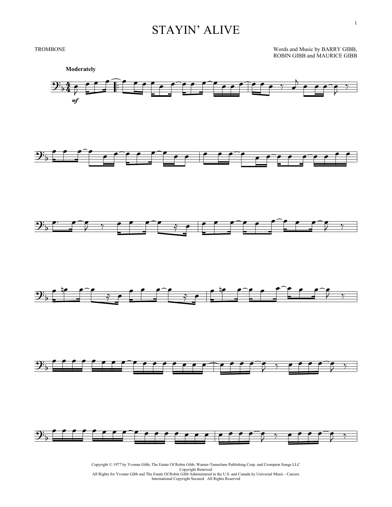 Product gallery: Page 1 of 1 Stayin' Alive, The Bee Gees