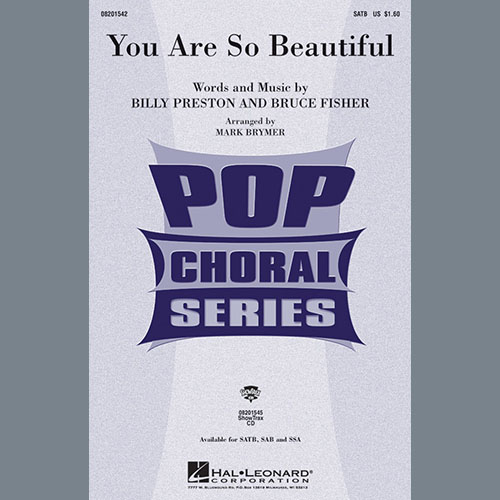Produktbild zu: You Are So Beautiful (arr. Mark Brymer)