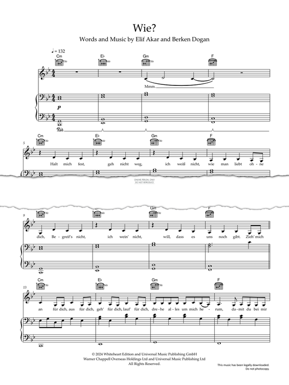 Produktgalerie: Seite 1 von 1 Wie?, Ayliva, Gesang, Gitarre, Klavier