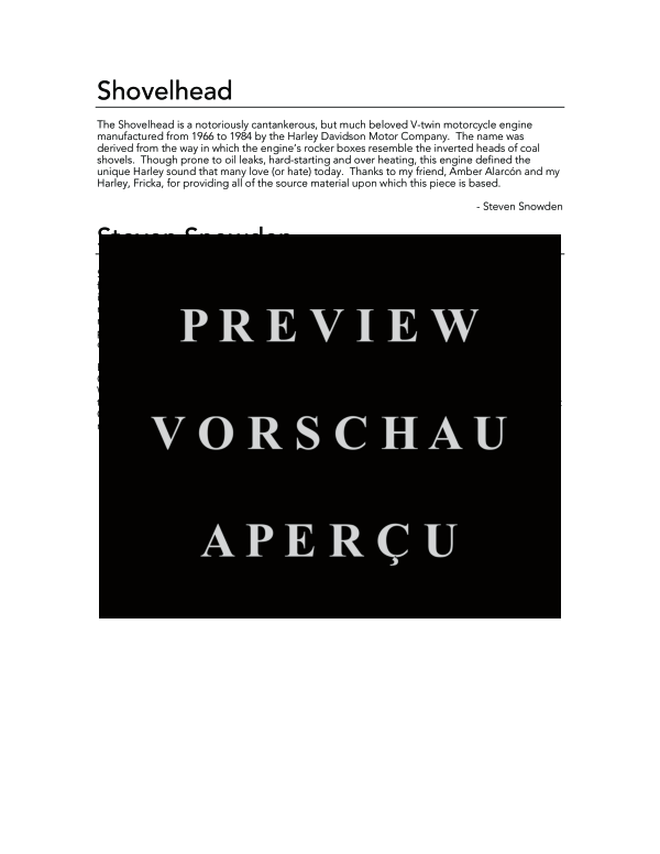 Product gallery: Page 4 of 11 Shovelhead, , (Baritone saxophone solo and electronics)