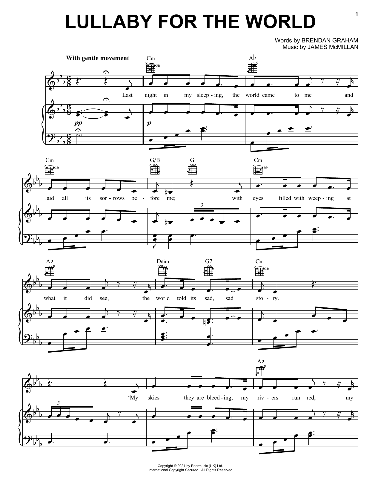 Produktbild zu: Lullaby For The World