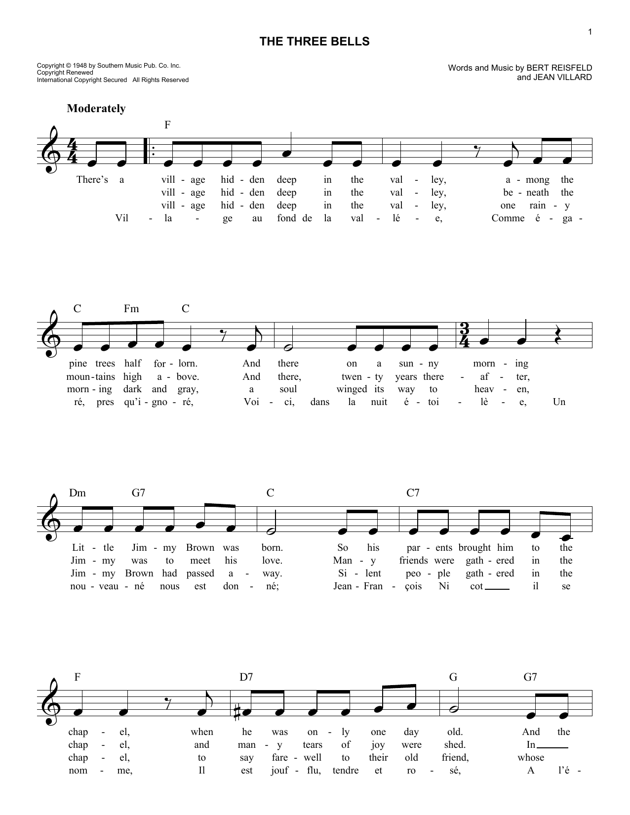 Produktbild zu: The Three Bells
