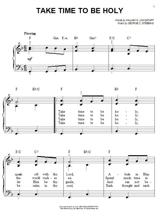 Produktbild zu: Take Time To Be Holy