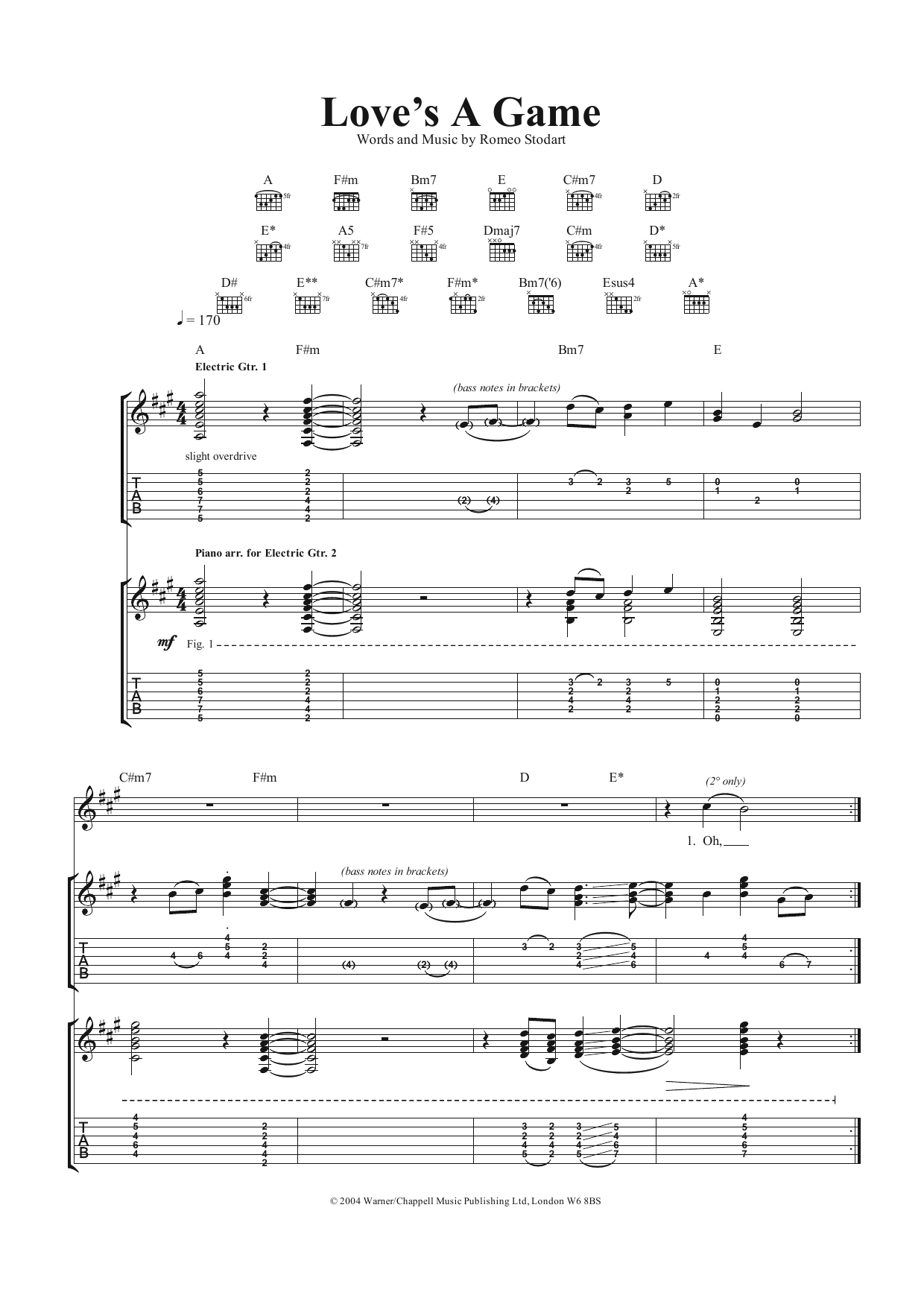 Product gallery: Page 1 of 1 Love's A Game, The Magic Numbers