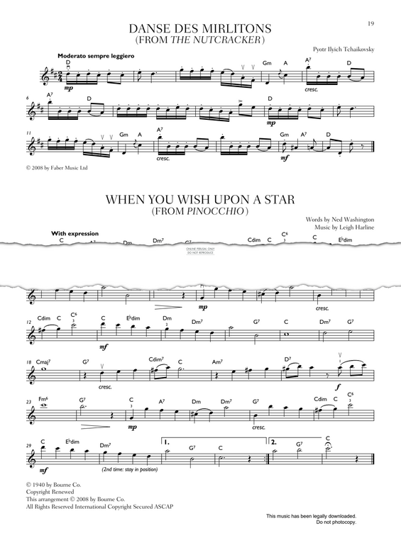 Produktgalerie: Seite 1 von 1 Danse Des Mirlitons (from 'The Nutcracker'), Pyotr Ilyich Tchaikovsky, Violine