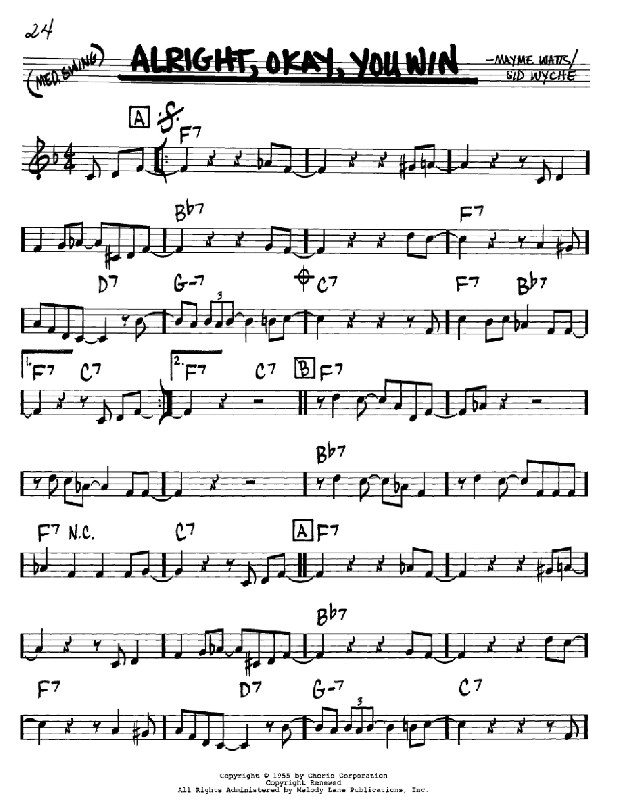 Product gallery: Page 1 of 1 Alright, Okay, You Win, Peggy Lee