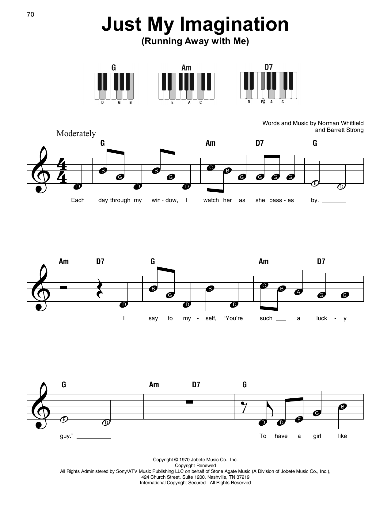 Produktbild zu: Just My Imagination (Running Away With Me)