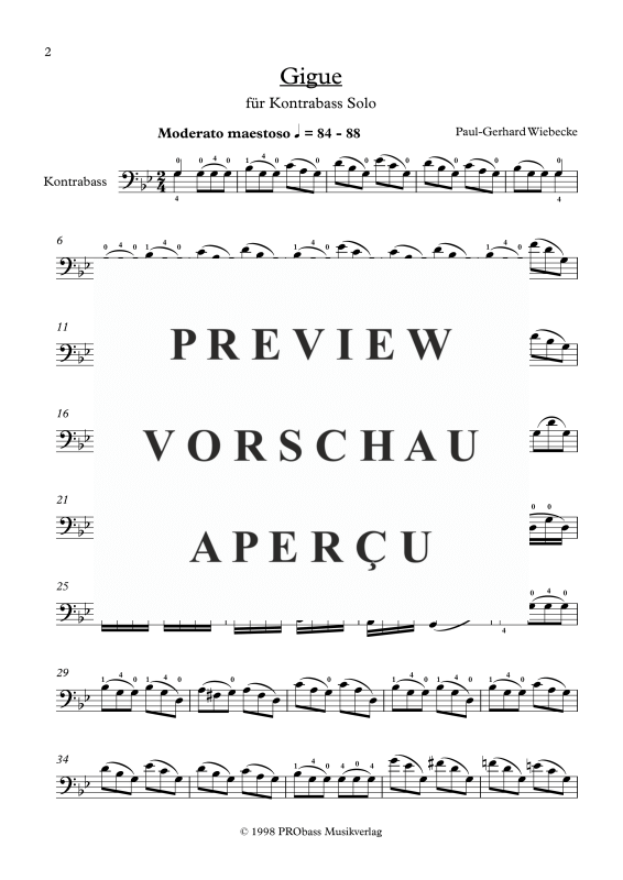 gallery: Gigue, , Double Bass Solo