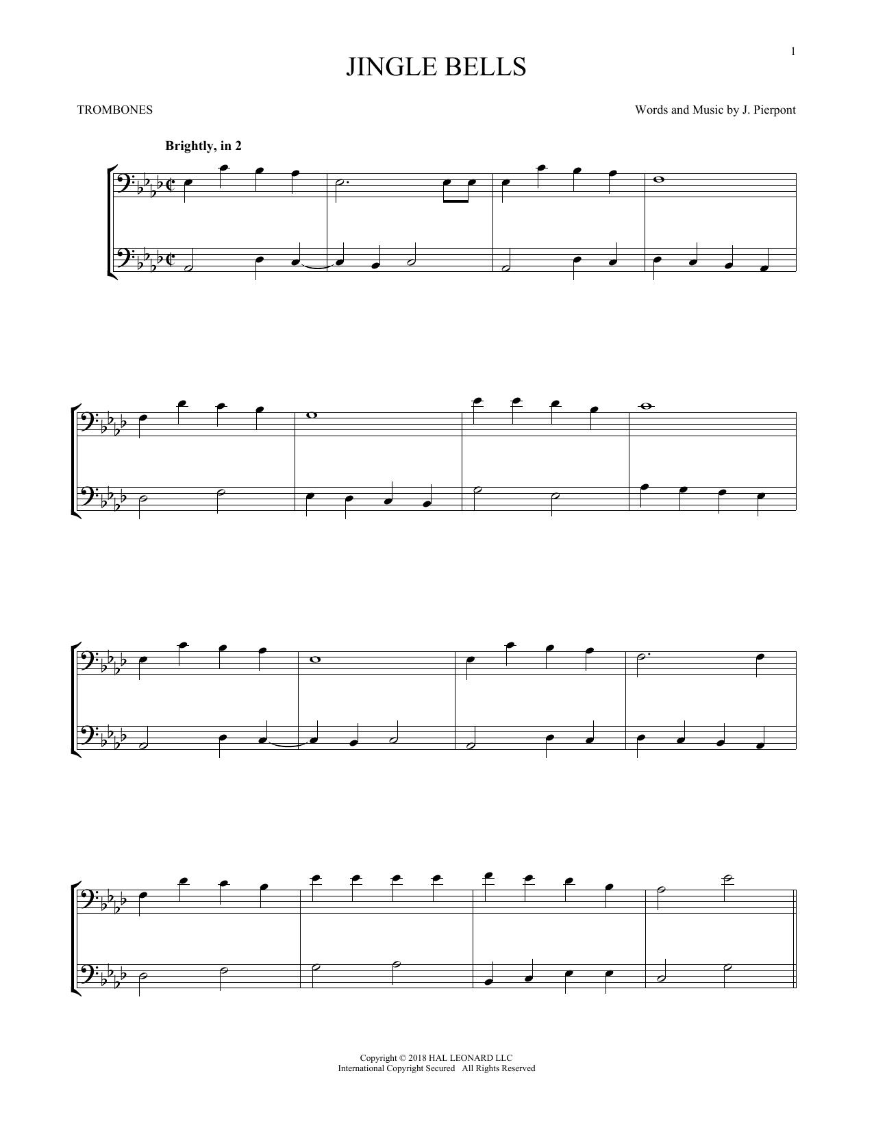 Product gallery: Page 1 of 1 Jingle Bells, J. Pierpont