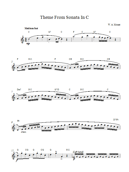 Produktbild zu: Sonata In C