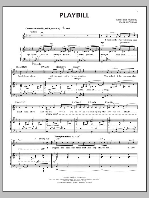 Produktbild zu: Playbill