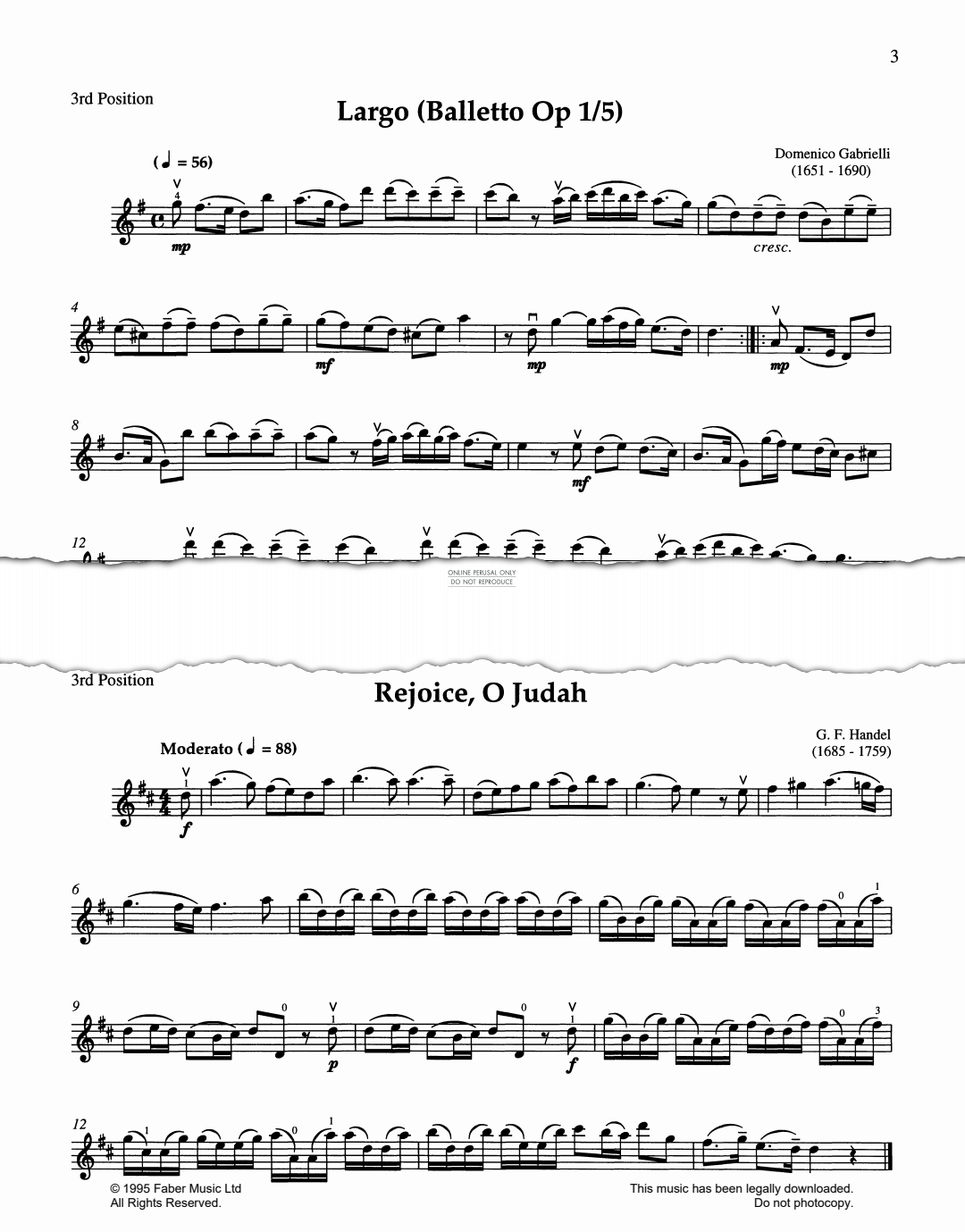 Product gallery: Page 1 of 1 Largo (Balletto Op.1, No.5), Domenico Gabrielli
