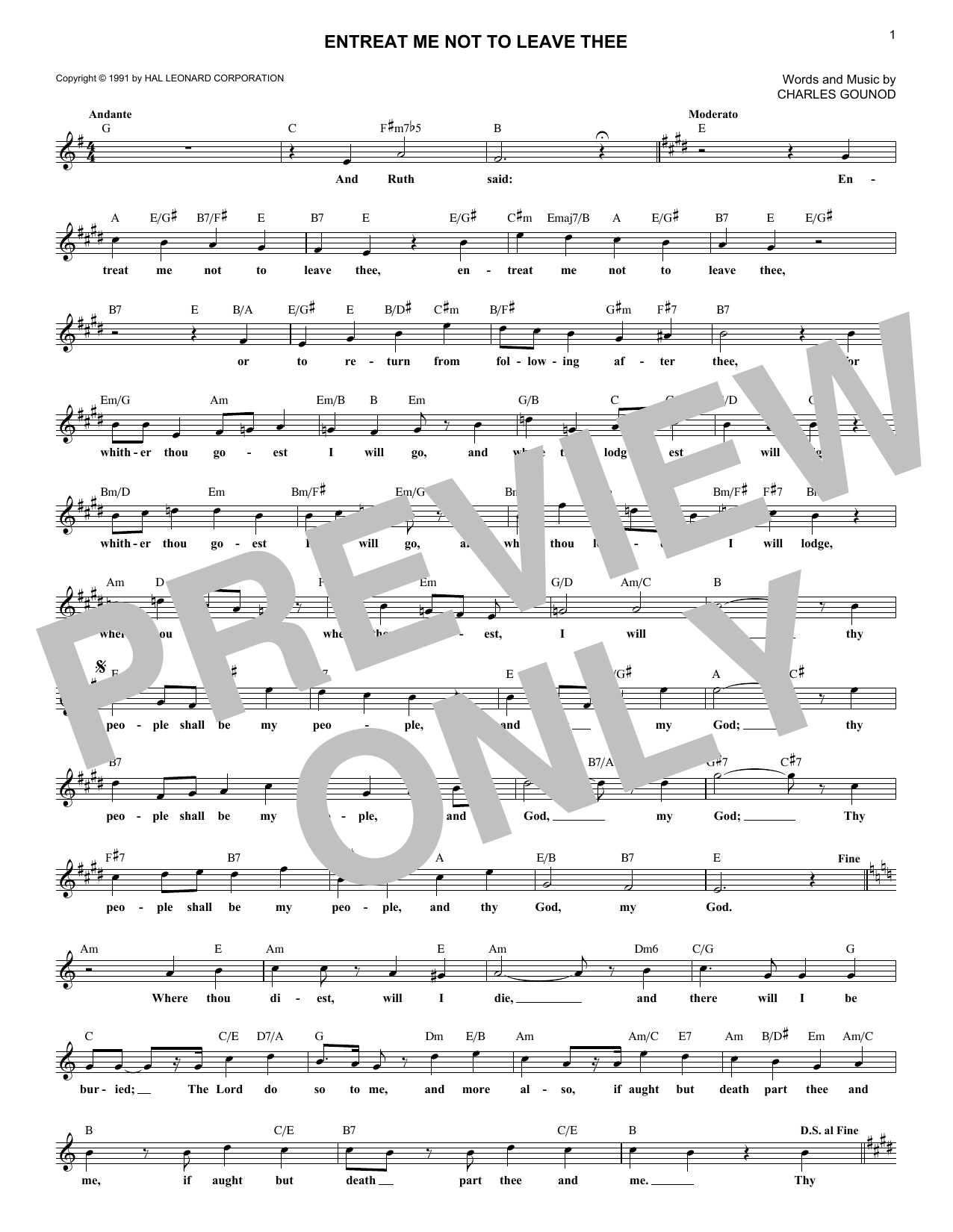 Produktbild zu: Entreat Me Not To Leave Thee